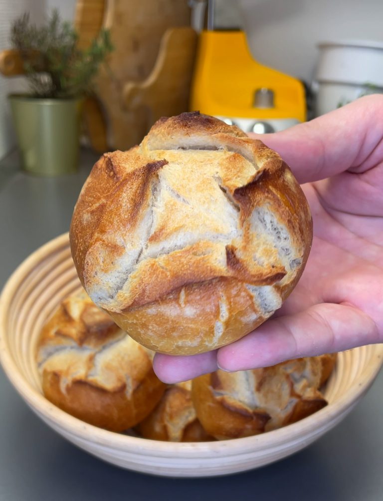 Kartoffelbrötchen über Nacht