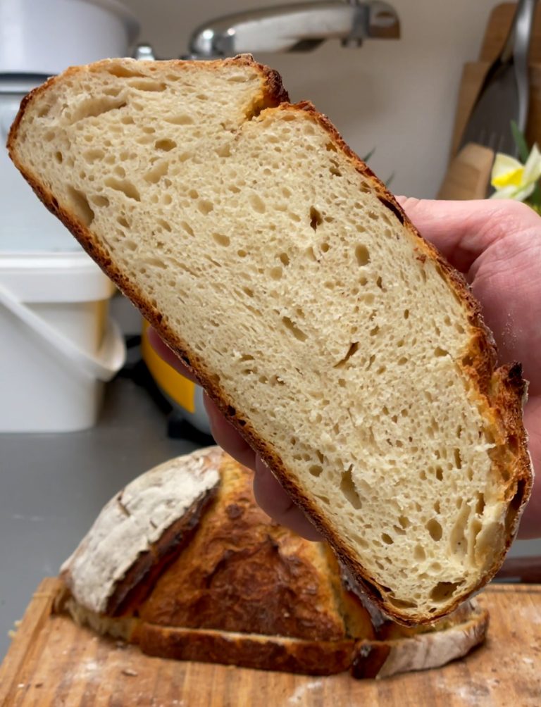 Kartoffelbrot mit Püreeresten