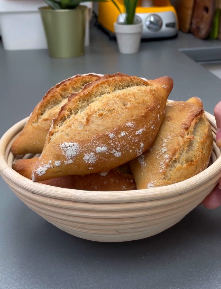 Dinkelbrötchen über Nacht