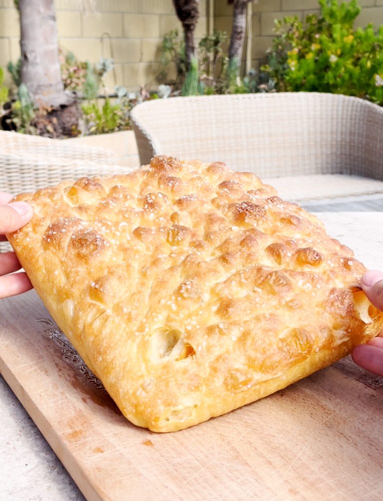 Focaccia 90% Hydration mit Hefe